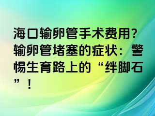 ?？谳斅压苁中g(shù)費(fèi)用？輸卵管堵塞的癥狀：警惕生育路上的“絆腳石”！